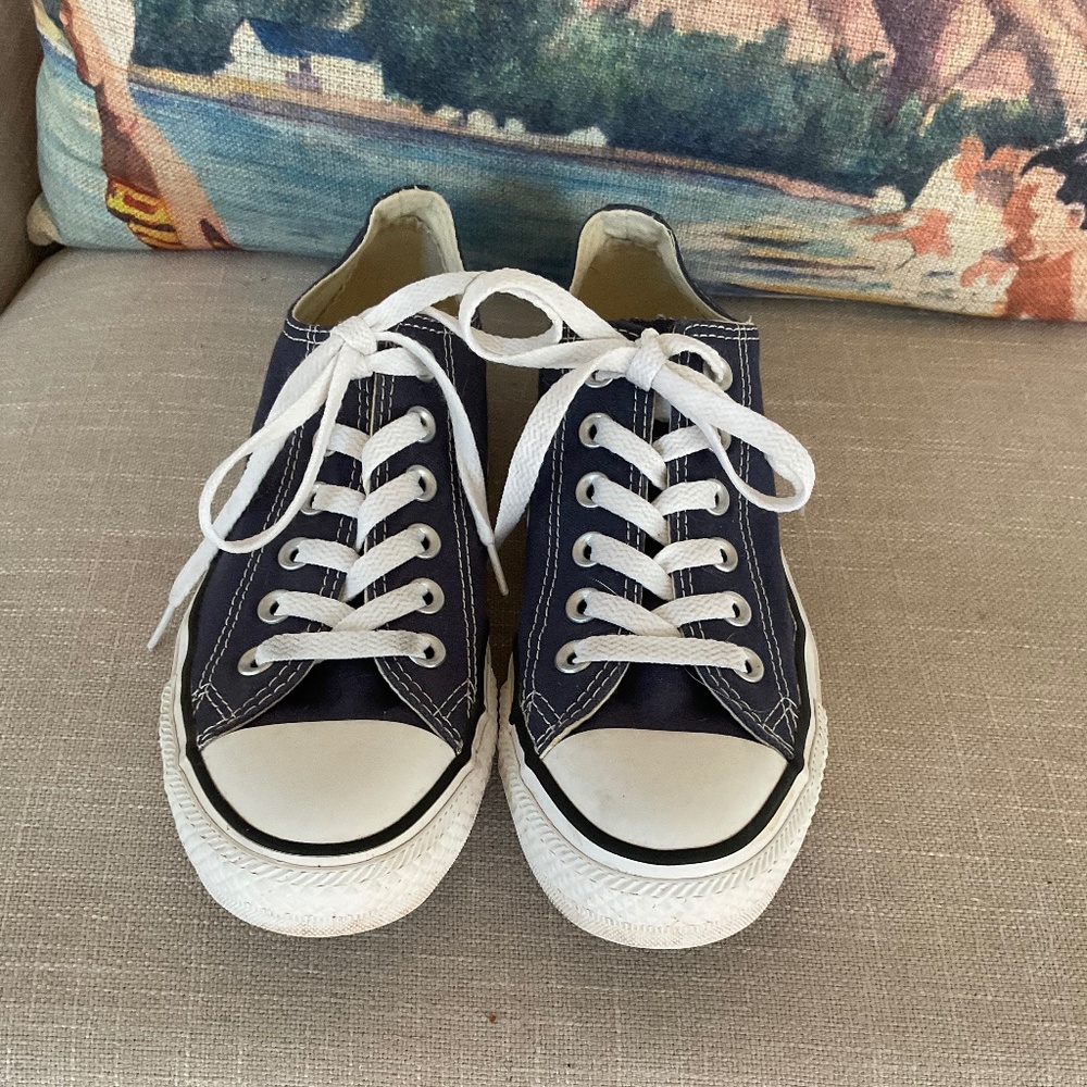Blue Converse Shoes 7.5